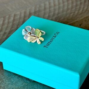 Tiffany ring Gold&Silver Love bug